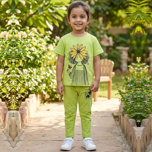 Sunflower Dreamer Graphic Tee & Leggings Set